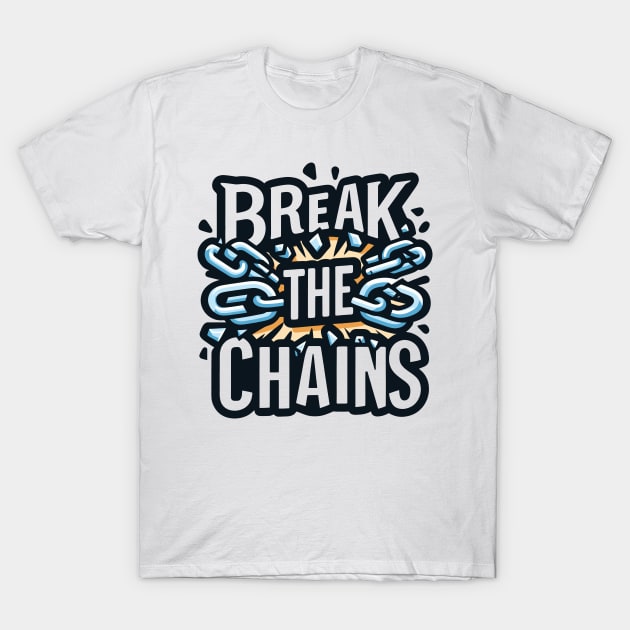 Break the Chains, mental health awareness T-Shirt by Yonbdl